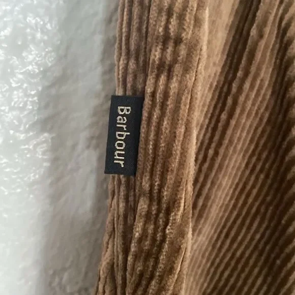 Vintage Barbour Men’s 38 Striped Corduroy Pants Button Zipper Closure Cotton - Picture 5 of 8